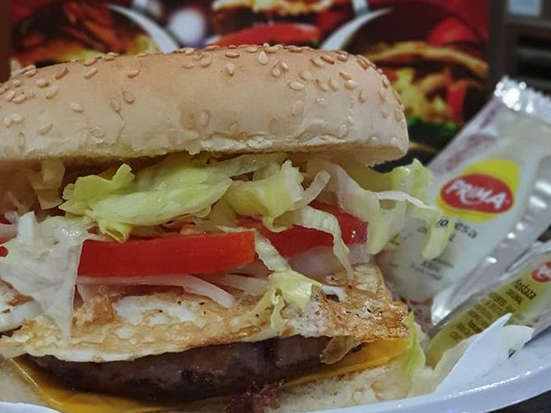 Damasco's Döner hamburguesa
